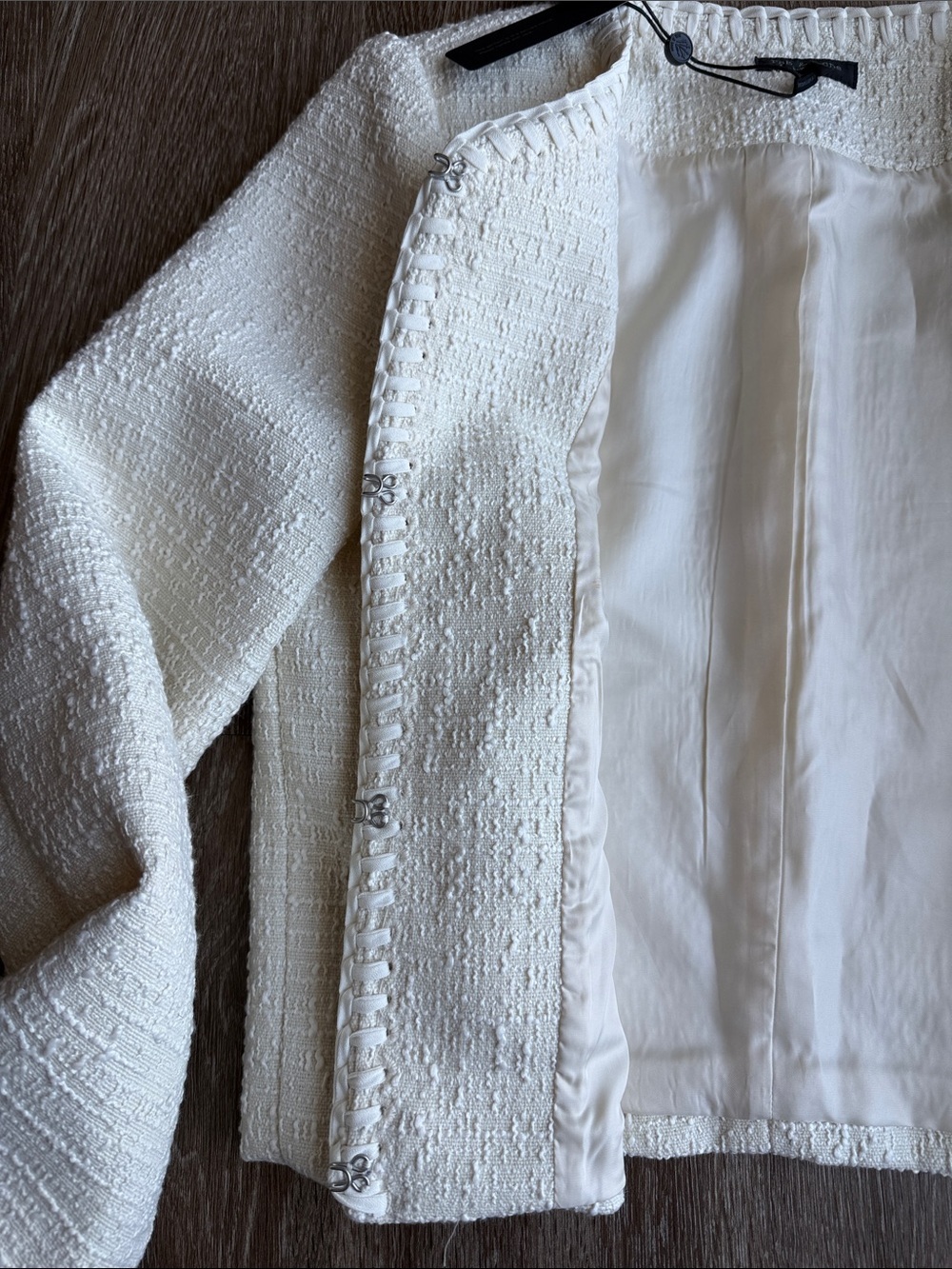 NWT Rag & Bone White Cheyenne Tweed Jacket - Picture 7 of 11